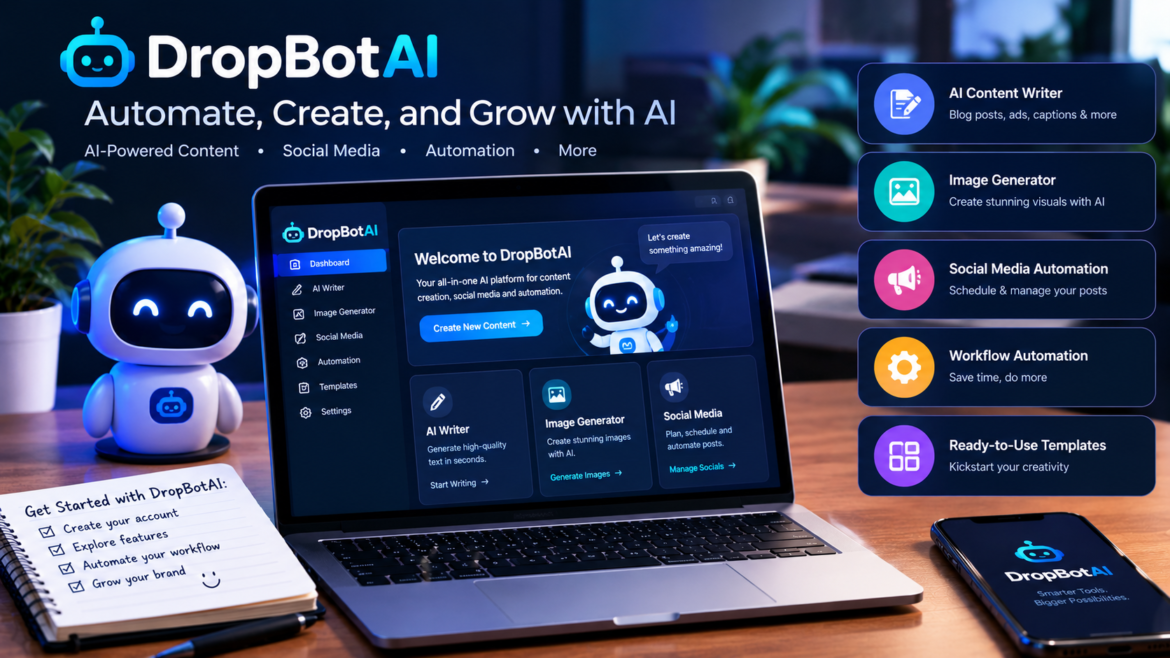 DropBotAI AI-powered marketing and dropshipping automation platform for product testing and ecommerce growth